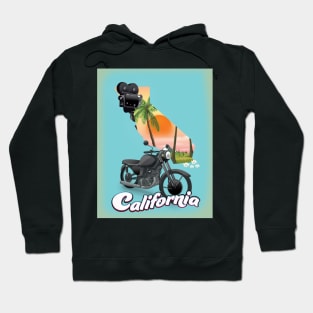 Vintage Californian travel poster Hoodie